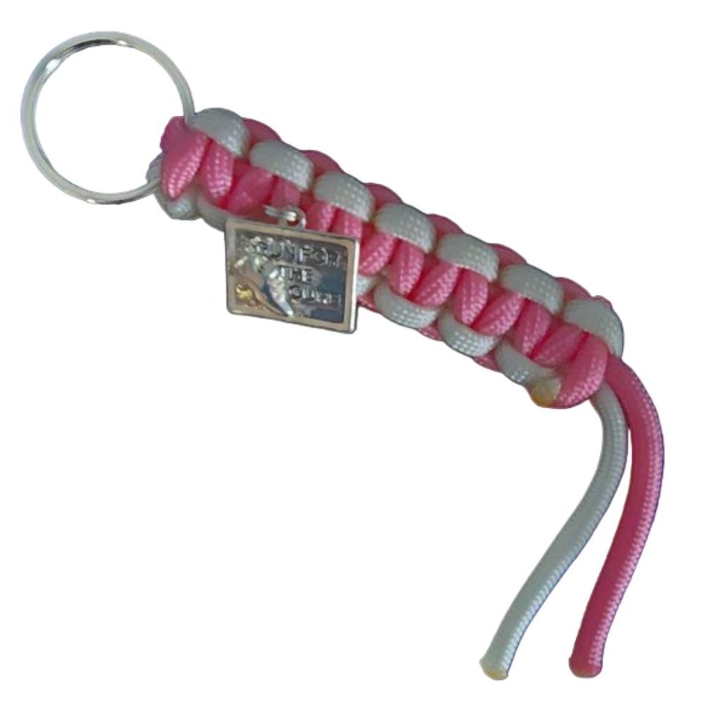 Run For The Cure Paracord KeyChain